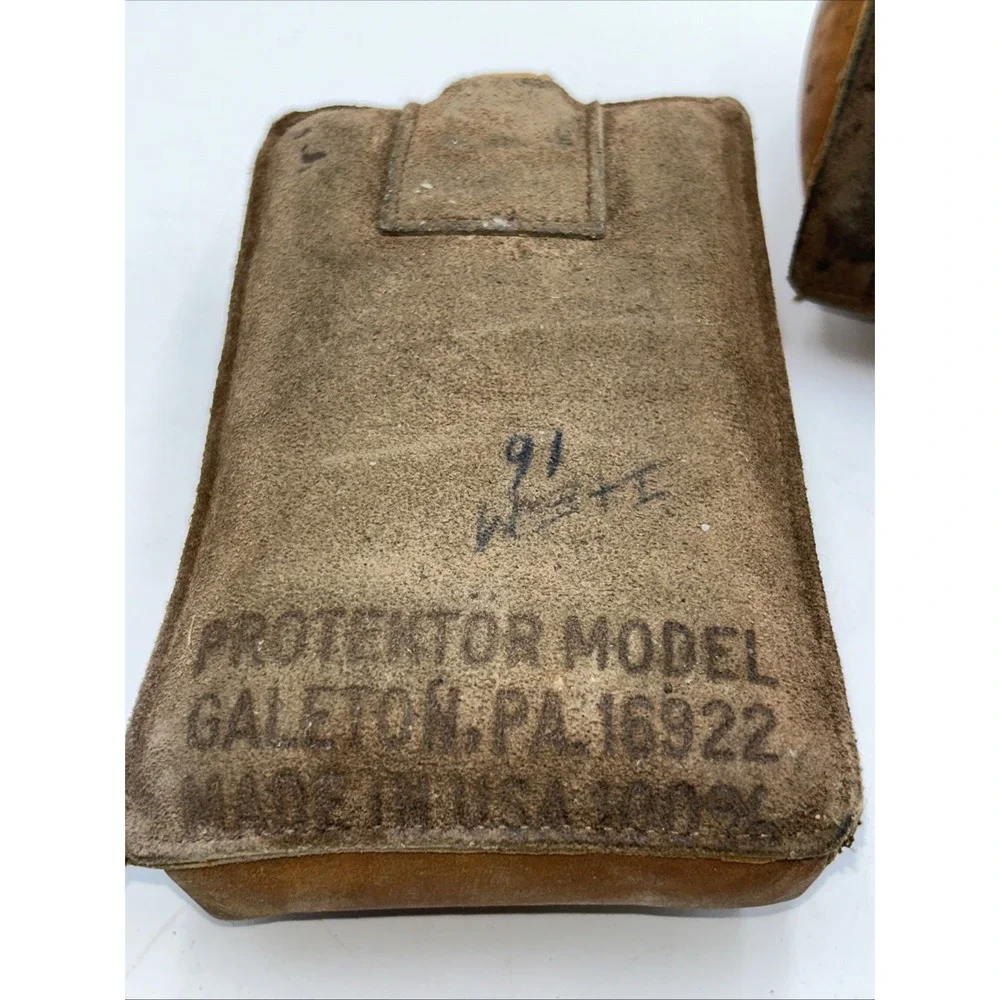 Vintage Protector Model Leather Standard Front Rabbit Ear Back Rest Shooting